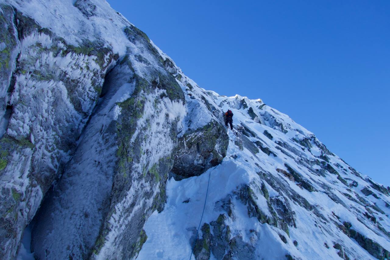 Alpinism de iarna in Retezat